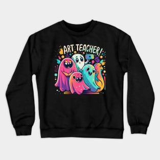 Art teacher funny cute design Crewneck Sweatshirt